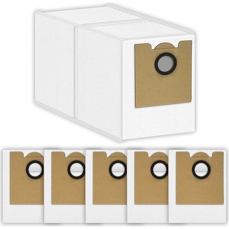 Lot de 6 sacs à poussière de rechange pour aspirateur robot Lefant M2 Plus/M2L Plus/M2S Plus/M350 (1/5)