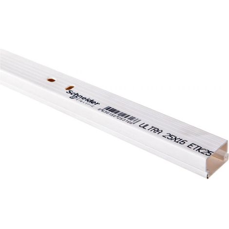 Ultra-Minikanal 25x16mm 2m weiß ETK25316