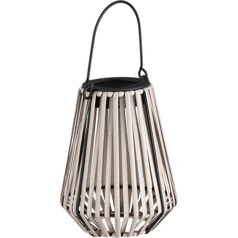 Lampe Strend Pro Garden, Solar, LED, hängend, Rattan, 12x12x24 cm (1/2)