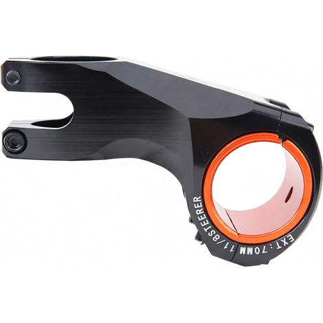 Potencia de bicicleta HONSUN 31.8 - 35 mm x 70 mm, 17 grados, ultraligera, compatible con bicicletas de montaña y de carretera.