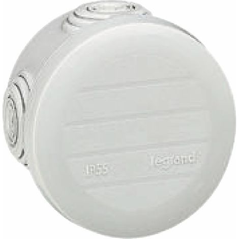 Boite de dérivation ronde PLEXO Ø70 grise - LEGRAND : 092002