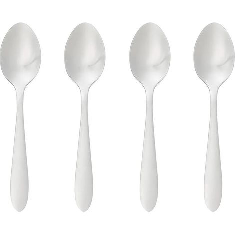 Lot de 4 Cuillères à Café Inox "Nevis" 14cm Argent