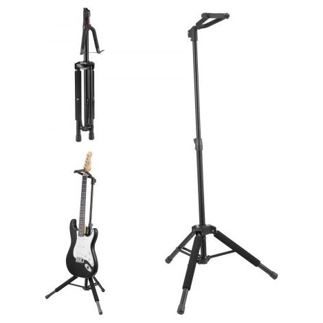 Supporto per Chitarra Treppiede, Capacità di Carico di 15 kg (1/5)