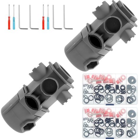 16-in-1 Schraubenschlüssel-Werkzeugsatz für Wasserhähne Wasserhahn Schraubenschlüssel Multifunktionaler Wasserhahn Sieb Schlüssel für Bad Toilette Spülbecken (2PCS) (1/5)