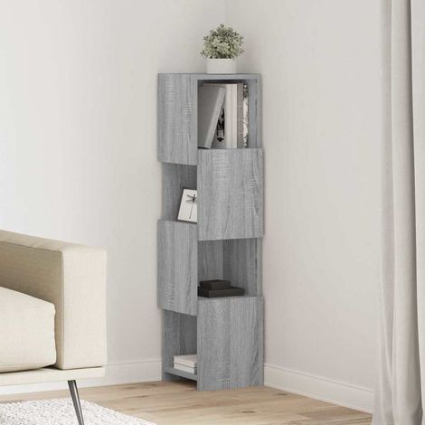 Eckschrank Graues Sonoma 25,5x25x102cm Holzwerkstoff