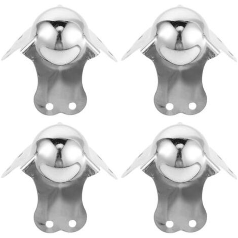 Lot De 4 Protections D'Angle Pour Bâches De Camion Sangles De Fixation Protections D'Angle Robustes Pour Chargements Et Emballages Couleur Argent (1/5)