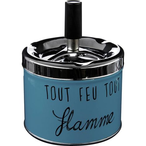 Cendrier Aaron en métal D9,5cm - Atmosphera créateur d'intérieur