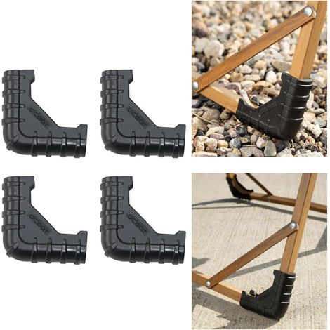 Lot de 4 protège-pieds chaise en polypropylène, antidérapants et (1/5)