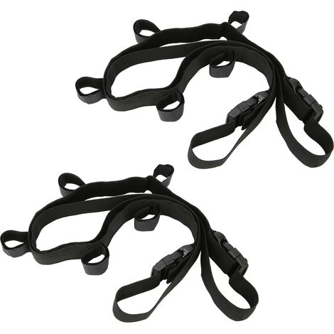 2 Pièces Sangle de Portage pour Canne à Pêche Réglable, Support de Canne Portable pour Véhicule (1/5)