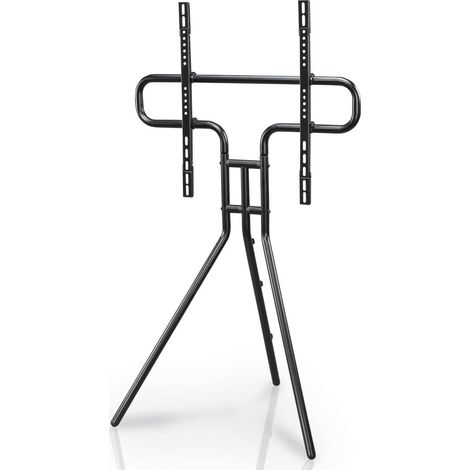 Support TV sur Pied Design Chevalet (Trépied TV, téléviseur 75" 94 à 191 cm 40Kg, Hauteur Réglable, Socle TV Chevalet Compact, Support de Sol Compatible VESA) Noir (1/5)