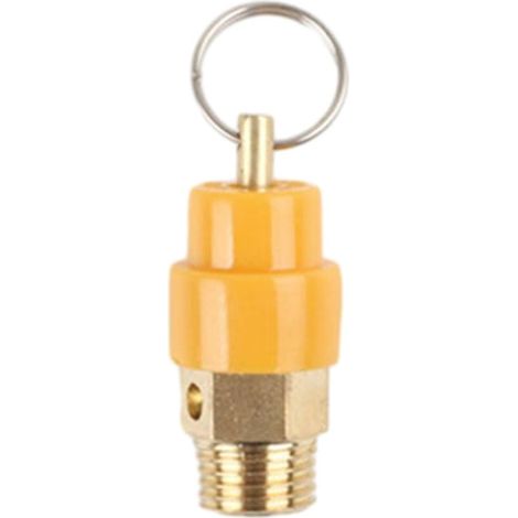 Soupape de décharge pour compresseur d'air, pour BSP Valve de sécurité pour compresseur d'air 6,35 mm 9,5 mm 1,27 cm Régulateur de décompression 1/4"