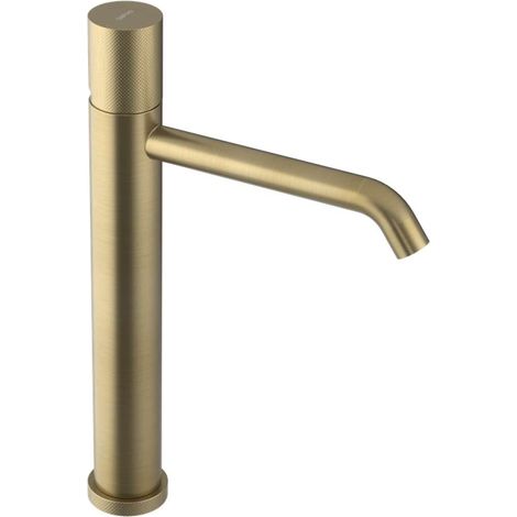 Sapho Ultratap - Grifo de lavabo, dorado mate UT007TG (1/2)