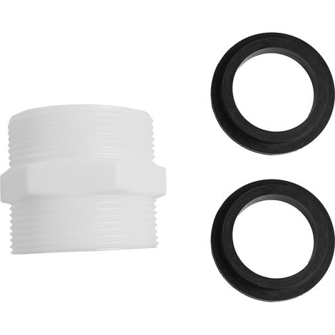 Kit de Connexion de Piscine Adaptateur de Tuyau de Piscine 38 mm pour connecteur de Tuyau 38 mm s'adapte à Votre Tuyau de 1,5 Pouce Adaptateur de Tuyau de Piscine Pompe de Piscine (1/5)