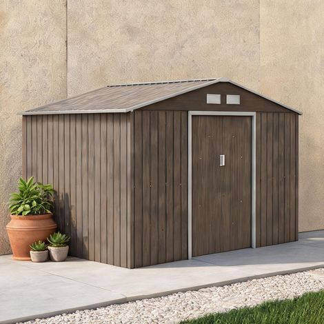 Abri de jardin en acero Galvanizado 277 x 195 x 192 cm (1/5)