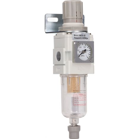 Filtre à air pneumatique réglable G1/4in 0.1-0.85Mpa pour compresseur, pièce de remplacement pour outil pneumatique (1/5)