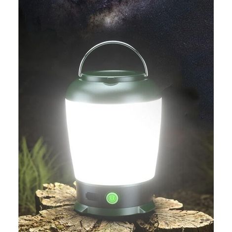 Lampe de camping, Lanterne de camping rechargeable par USB Lampe de tente portable 6 modes d'éclairage Lampe de camping pour randonnée en plein air, urgence, panne (1/5)