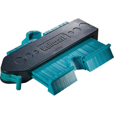 Wolfcraft – Jauge de contour personnalisée – Jauge de mesure d'épaisseur jusqu'à 130 mm – Levier de serrage pour fixation précise – Pour contours complexes (1/5)