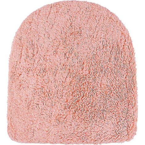 Housse de couvercle de toilette pour salle de bain, housse de couvercle de toilette lavable en peluche douce, 39 cm x 49 cm (1/4)