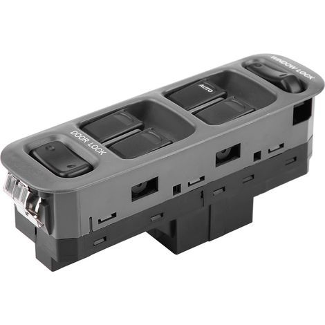 Interruptor de elevalunas eléctrico de alta resistencia para Grand Vitara XL-7 1999-2006, apto para el lado del conductor izquierdo, color negro y gris. (1/5)