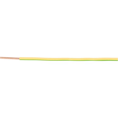 Cavo di installazione H07V-U (DY) 1.5 giallo-verde /100m/