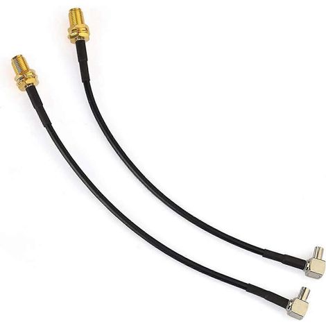 Câble adaptateur SMA femelle vers TS9 mâle pour antenne 4G, 15 cm, lot de 2, pour routeur d'antenne externe E5372 E5577 E (1/5)