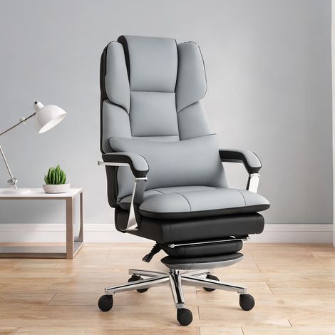 Chaise de bureau en similicuir mousse 63 x 71 x 129 cm (1/5)