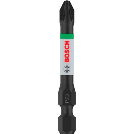 Bosch Schrauberbit PRO Impact PZ schlagfest, Ausführung: 2608522545, PZ3, 55mm, VE 2