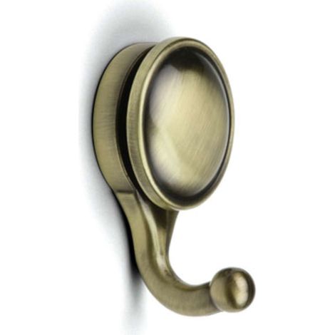 1x crochet de meuble 63mm finition bronze vintage époque rustique maison serviette torchon (1/2)
