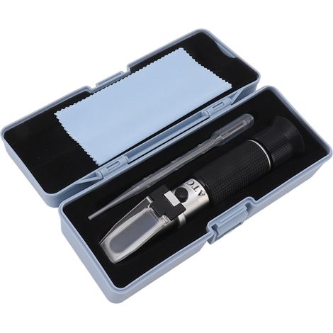 Réfractomètre Brix Meter, réfractomètre portable léger et durable, outil de mesure du volume d'alcool pour la maison et l'extérieur.