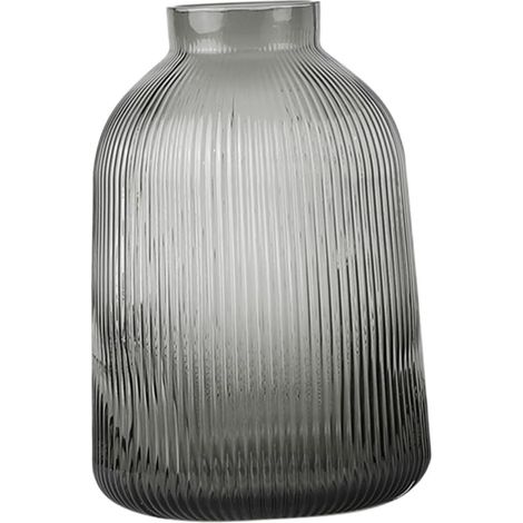 Vase Verre Petit Style Scandinave Dégradé Décor Floral pour Fleurs Séchées Salon Décoration Moderne Foncé Électroplaqué (1/5)