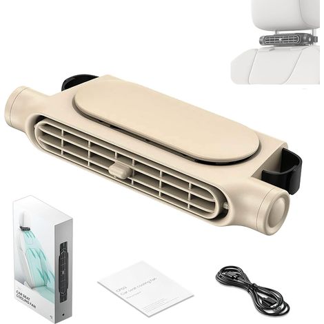 Ventilateur Dappui-tête pour Voiture - De Siège Rafraîchissant (1/5)