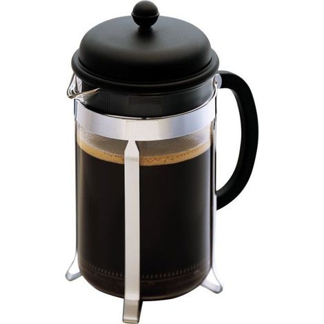 Cafetera de émbolo BODUM Caffettiera 1,5 L Transparente (1/2)