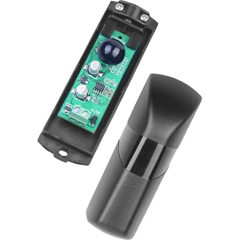 Photocellules Universelles Réglables à 180° Cellule Photoélectrique pour Porte Automatique, Portail Garage AC/DC 12-24V Étanche Infrarouge Modulé Protection Électromagnétique (1/4)