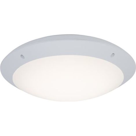 BRILLIANT lampe Medway Applique et plafonnier LED 31cm blanc 1x LED 12W intégrée (SMD), (1000lm, 4000K) Échelle A ++ à E Classe de protection IP: 66 - forte protection contre les jets d'eau (1/5)
