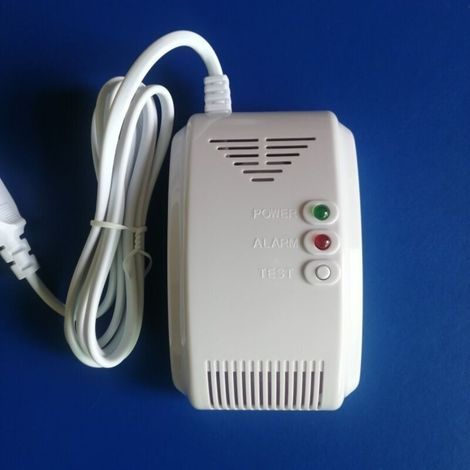 AC 220V Standalone Coal Gas Leak Detector with Natural Gas Alarm, NC/NO Relay Output (1/3)