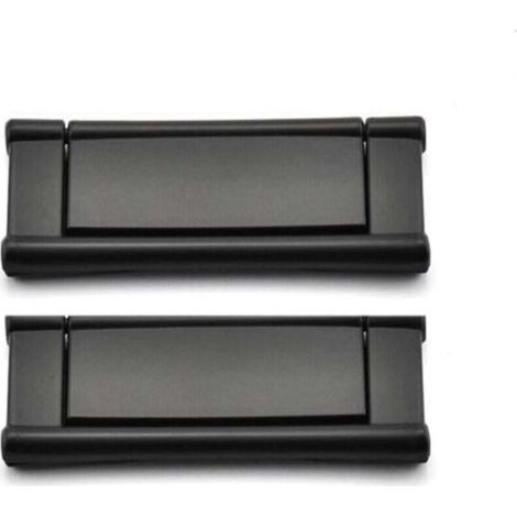 Poignee de Meuble Cuisine, 64mm Poignées Invisibles pour Armoires de Cuisine, Tiroirs - Alliage de Zinc - Noir Mat - 2 pcs (1/4)