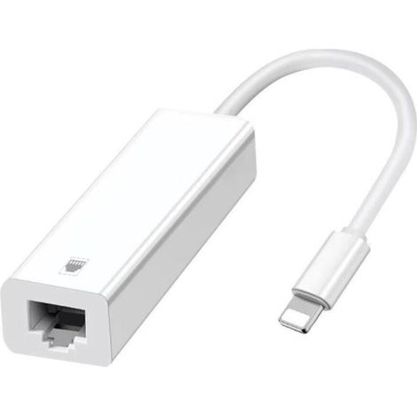[Apple MFi certifié] Adaptateur Lightning à Ethernet, câble d'adaptateur réseau LAN Ethernet RJ45 avec connecteur à 8 Broches Compatible avec iPhone 14/13/12/11/XS/XR/X/8/7/6/iPad, 100Mbps (1/5)