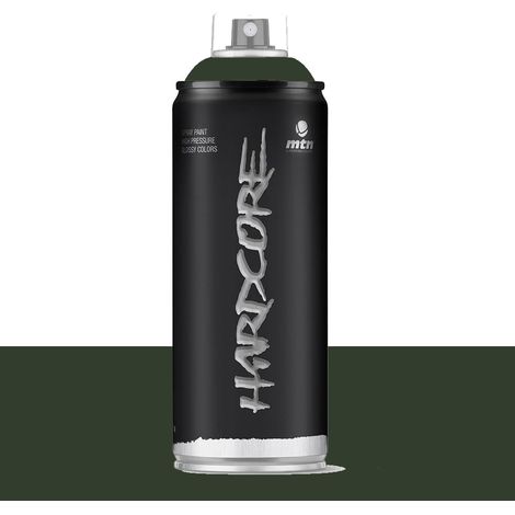 Bombe de peinture aérosol MTN Hardcore Vert forêt (RV-251) 0,4 L (1/2)