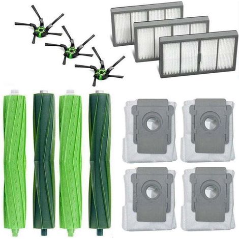 Adatto per gli accessori del robot iRobot Roomba S9 S9+, XU, spazzola per pavimenti, spazzola rotante, spazzola per bordi, sacchetto filtro --Crezuo-Crezuo (1/3)