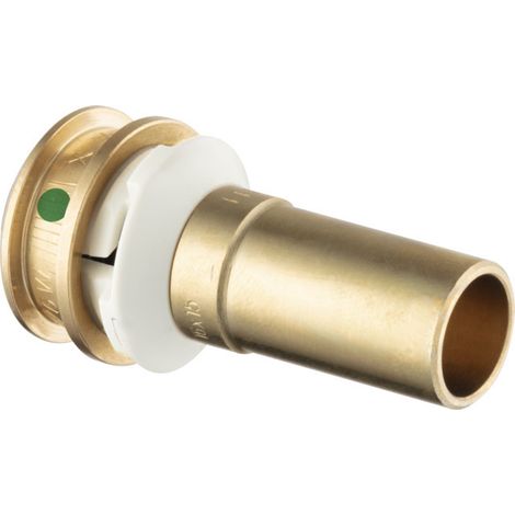 Viega Raxofix DN10-Einsteckstück, d 15mm, DN 10 Siliziumbronze Modell 5313.01, 781538 (1/3)