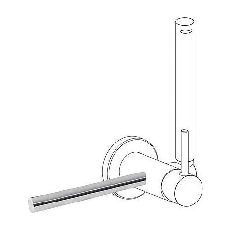 TRES 03412401 Accesorio Portatoallas Redondo 180 mm - ref: 03412401