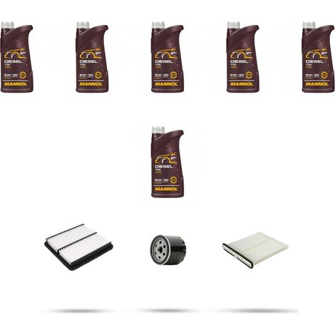 Kit tagliando 3 FILTRI e 6L OLIO compatibile con Mazda Cx-5 (KE) 2.0 Skyactiv-G 110kw dal 2012 (1/5)