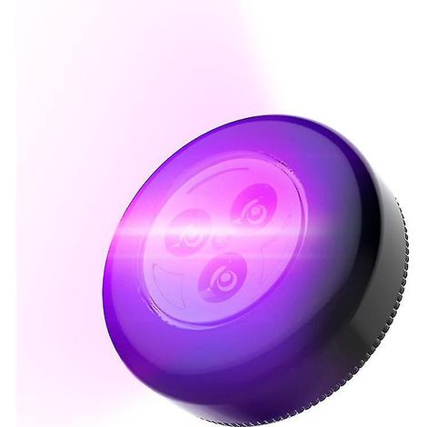 Lampe ultraviolette portable, lampe UV de poche pour la maison, les voyages et le bureau - Noir (1/3)