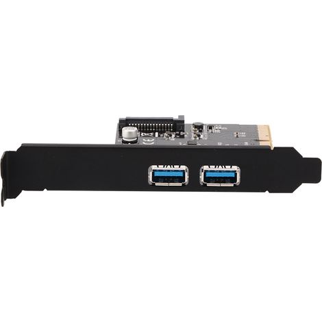 Carte d'extension USB 3.2 TYPE-C + TYPE-A pour ordinateur de bureau ASMedia ASM3142 10 Gbit/s (1/5)