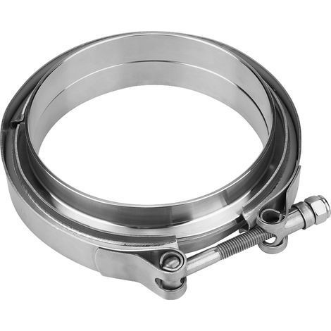 V-Band-Flansch, hohe Verschleißfestigkeit, Turbo-Auspuffflansch aus Edelstahl 304 für Pkw (1/5)