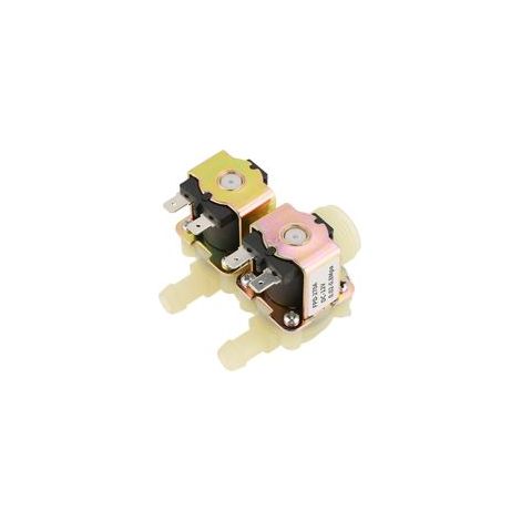 Électrovanne d'arrivée d'eau double tête normalement fermée DN20 G3/4 DC 12V pour machine à laver (1/5)