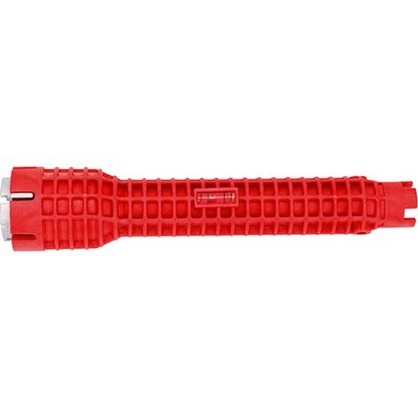 Llave multifunción 5 en 1 para grifos y fregaderos, con doble cabezal, para una instalación rápida en fregaderos, lavabos, grifos y calentadores de agua. (1/5)