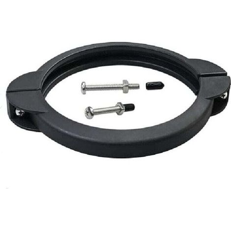 Collier de serrage de piscine de rechange 80110-2 avec vis, compatible avec les pompes à filtre à sable Intex de 12 et 14 pouces (débit : 2 100 et 2 800 gal/h) pour piscines hors sol