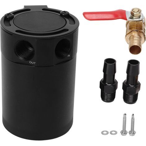 Réservoir de récupération d'huile (Occ38), boîte de ventilation d'huile moteur double, vanne de vidange, boîte de recirculation des gaz d'échappement à double canal et autres accessoires. (1/5)