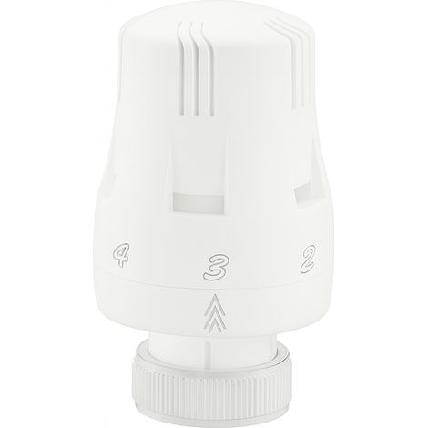 TESTA TERMOSTATICA PER VALVOLA RADIATORE- Bianco Opaco- ATON- pezzi 1